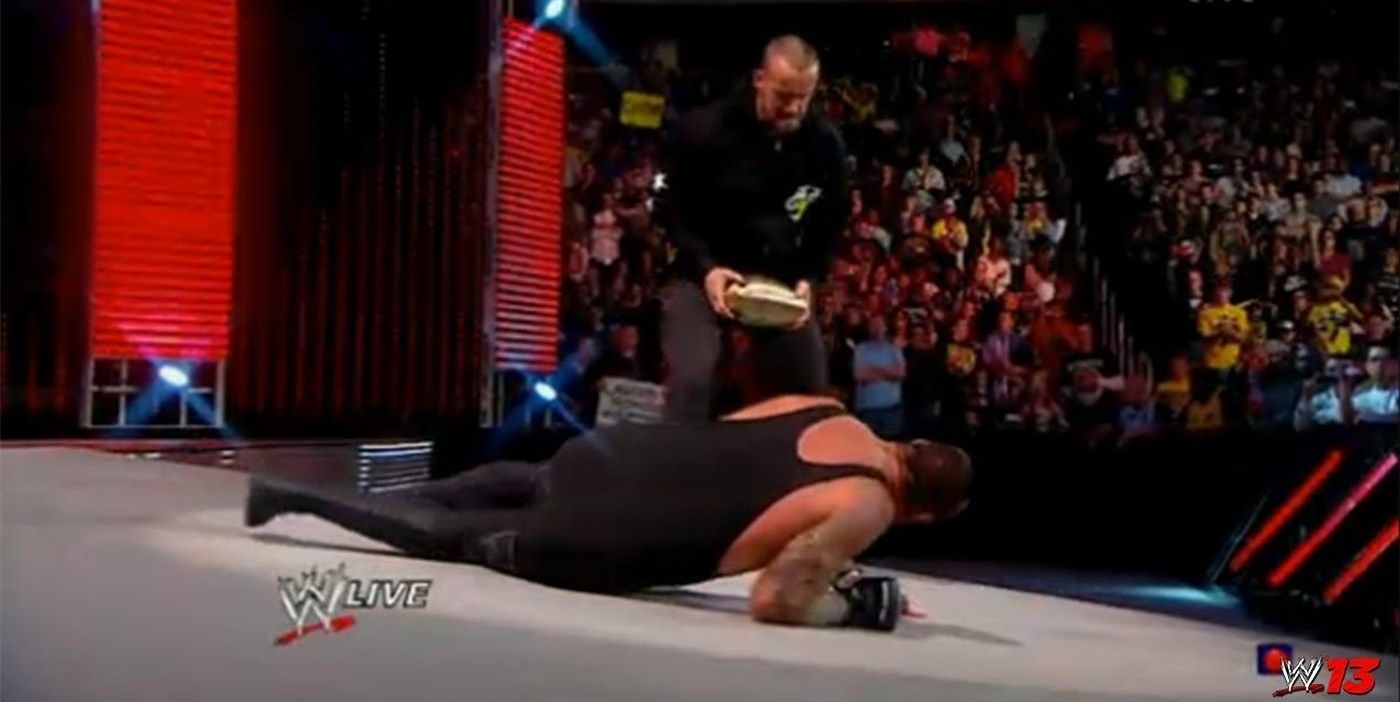 CM Punk dumps outs Paul Bearer’s &quot;ashes&quot;.