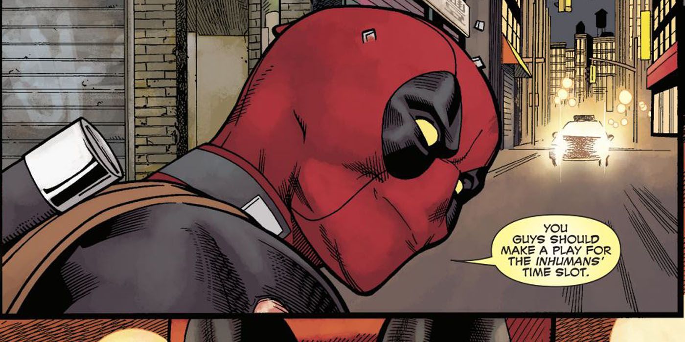 Deadpool makes an Inhumans joke