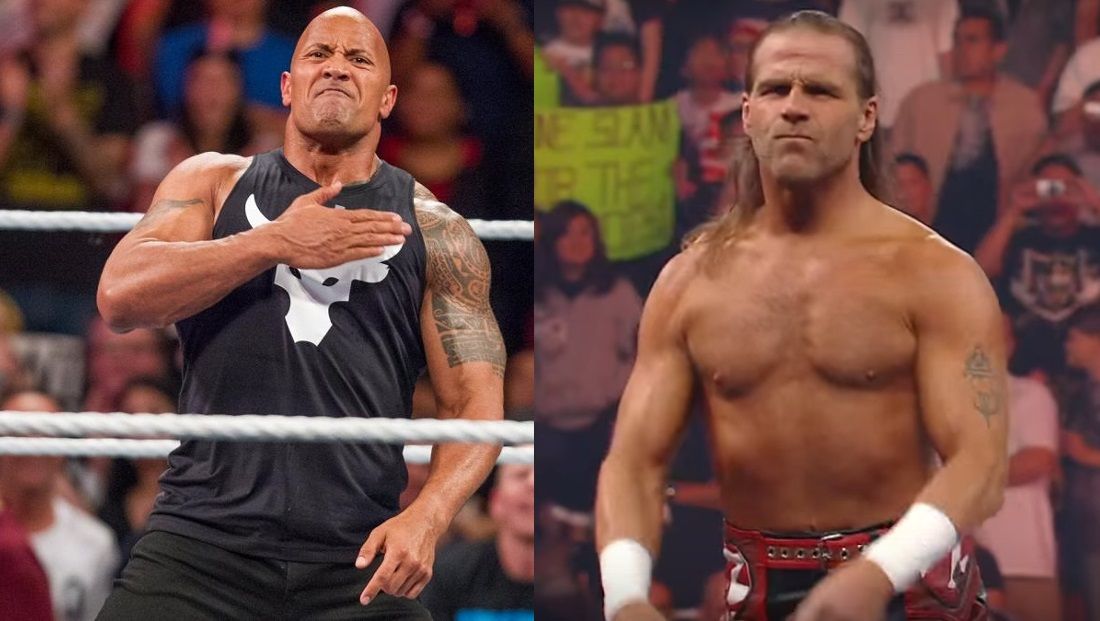 Shawn Michaels and The Rock