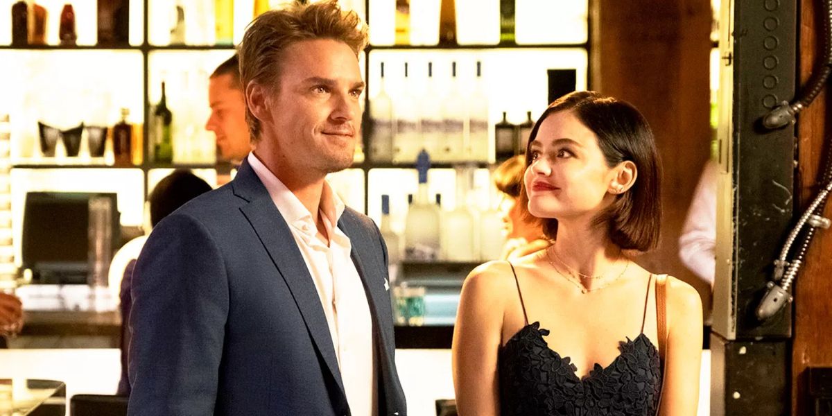 Lucy Hale and Riley Smith in Life Sentence