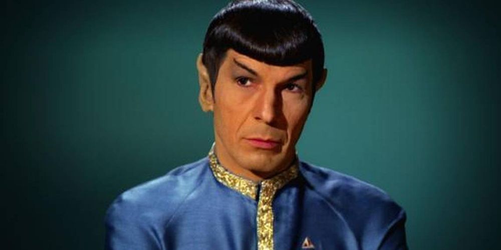Spock from Star Trek in his dress uniform