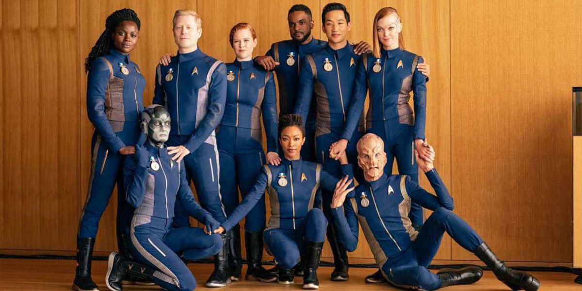 The crew of Star Trek Discovery in season finale 'Will You Take My Hand?'