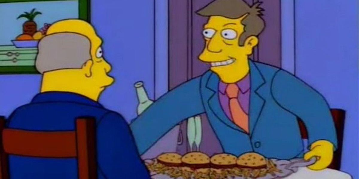 Principal Skinner and Superintendent Chalmers in Steamed Hams