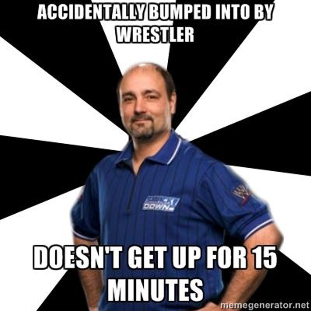 WWE Referee meme