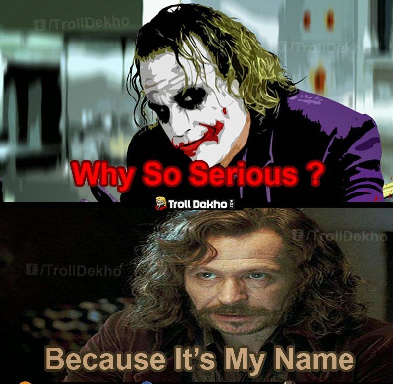Joker and Sirius Black