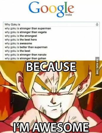 Goku Superman meme awesome