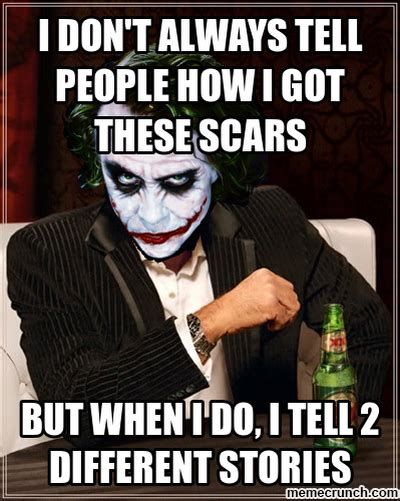 Joker scars
