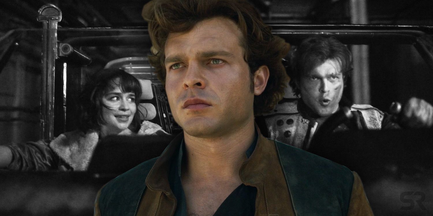 Alden Ehrenreich as Han at the end of Solo A Star Wars story