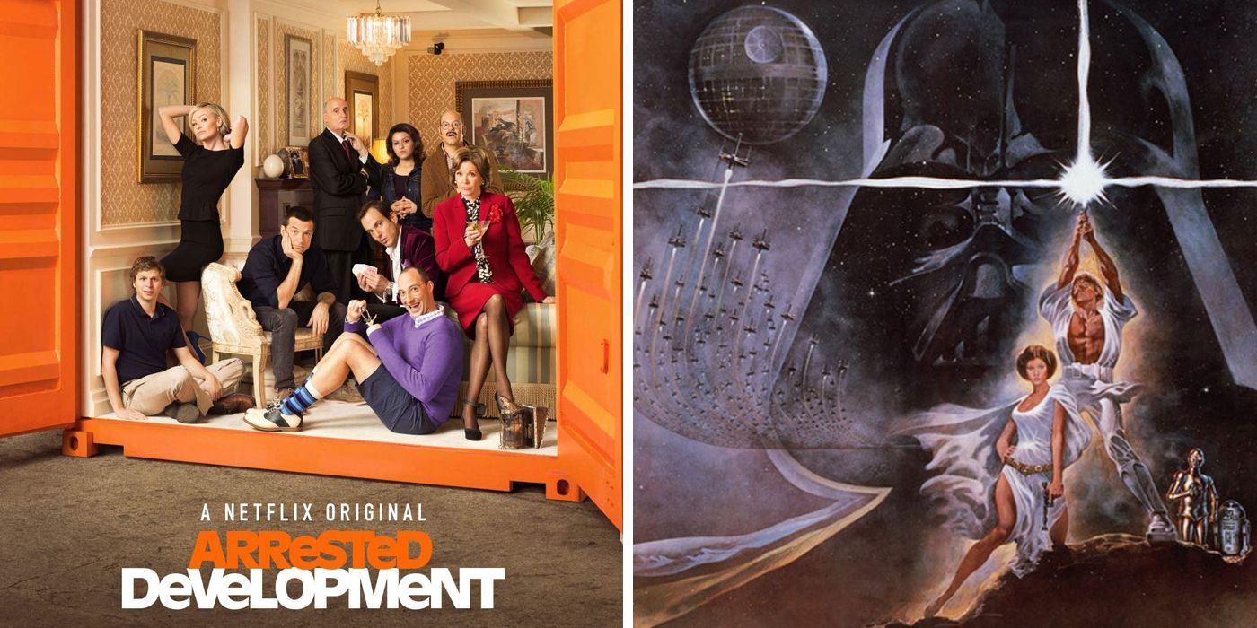 Arrested Development and Star Wars posters