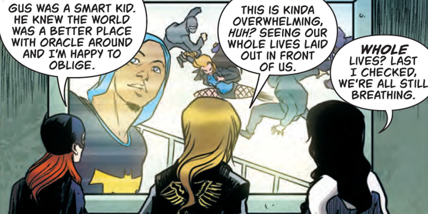 Batgirl Black Canary Huntress in Batgirl And The Birds oF Prey #22