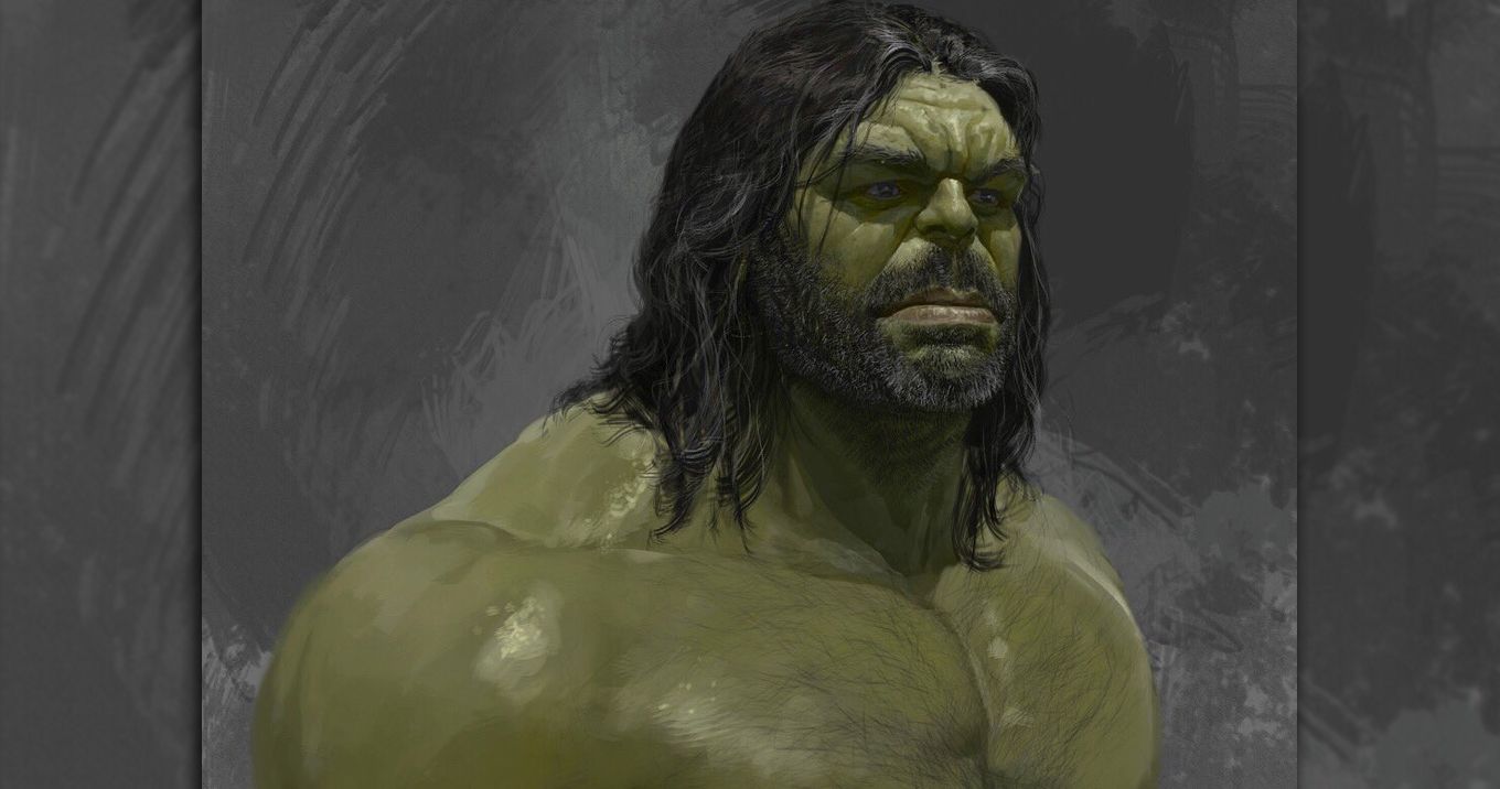 Bearded Hulk Concept Art
