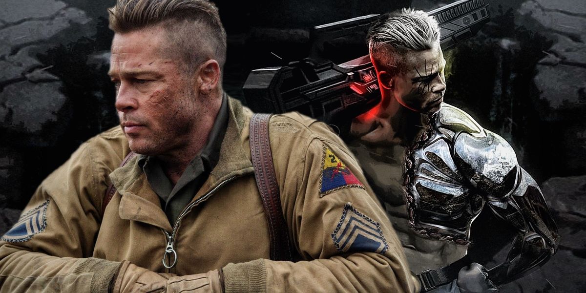 Brad Pitt Cable Deadpool 2 Art