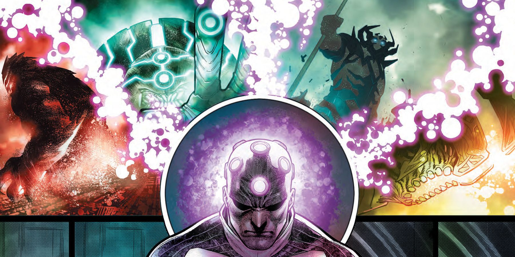 Brainiac and The Four Omega Titans