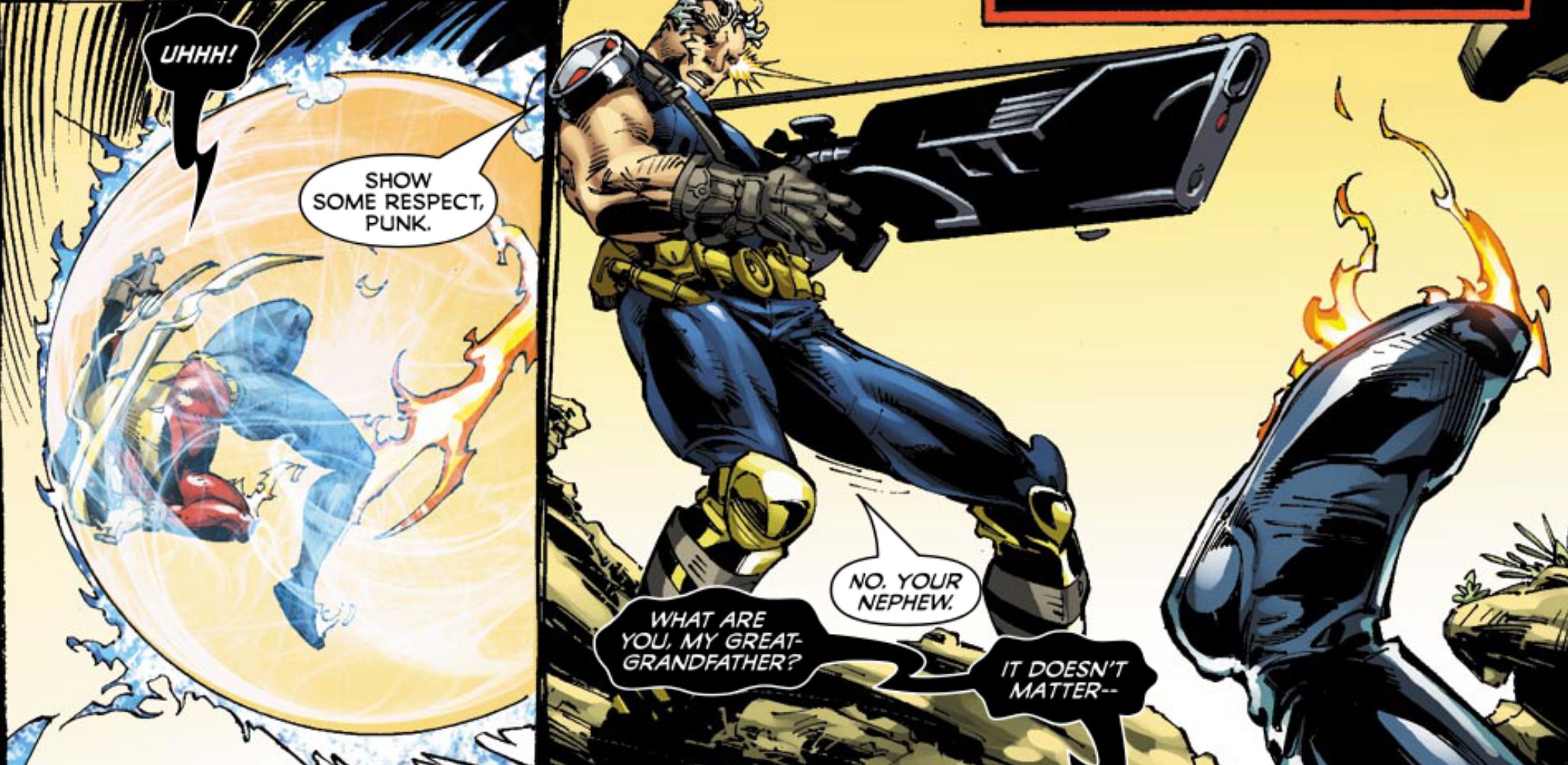 Cable in What If Rise and Fall of the Shi’ar Empire