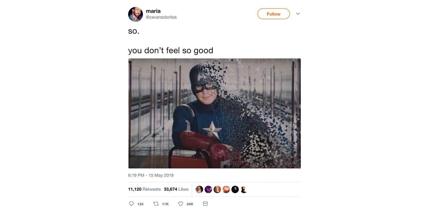 Captain American Infinity War meme