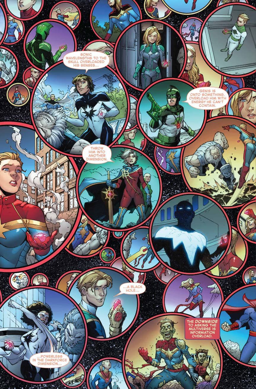 Captain Marvel Preview Multiverse