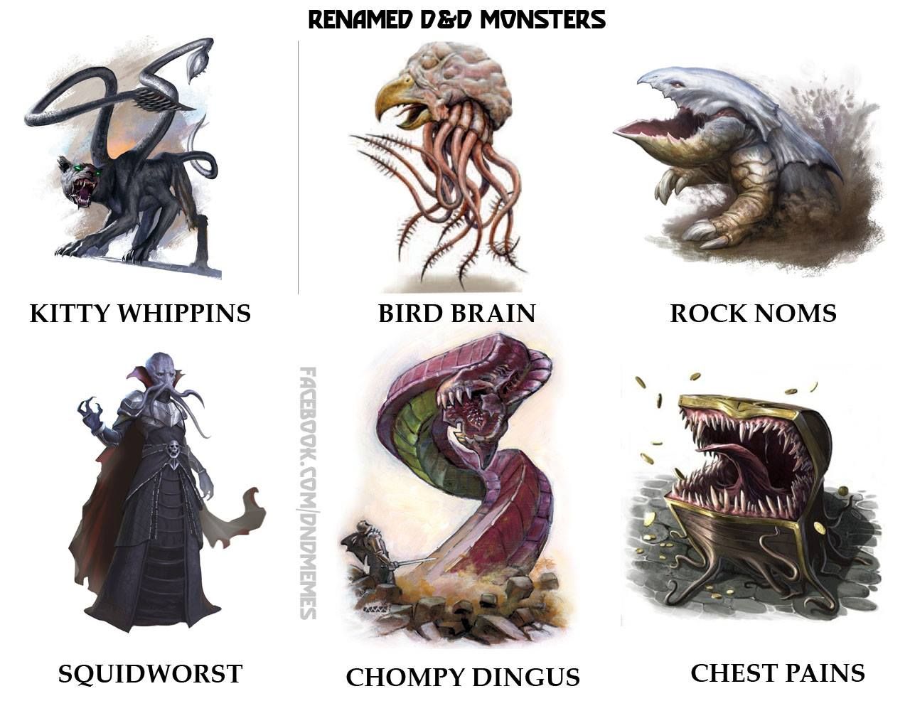 Classic D&amp;D monsters renamed because they&rsquo;re damn weird