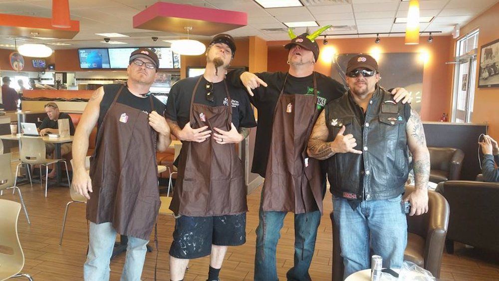 Counting Cars cast at Dunkin Donuts NVCCF