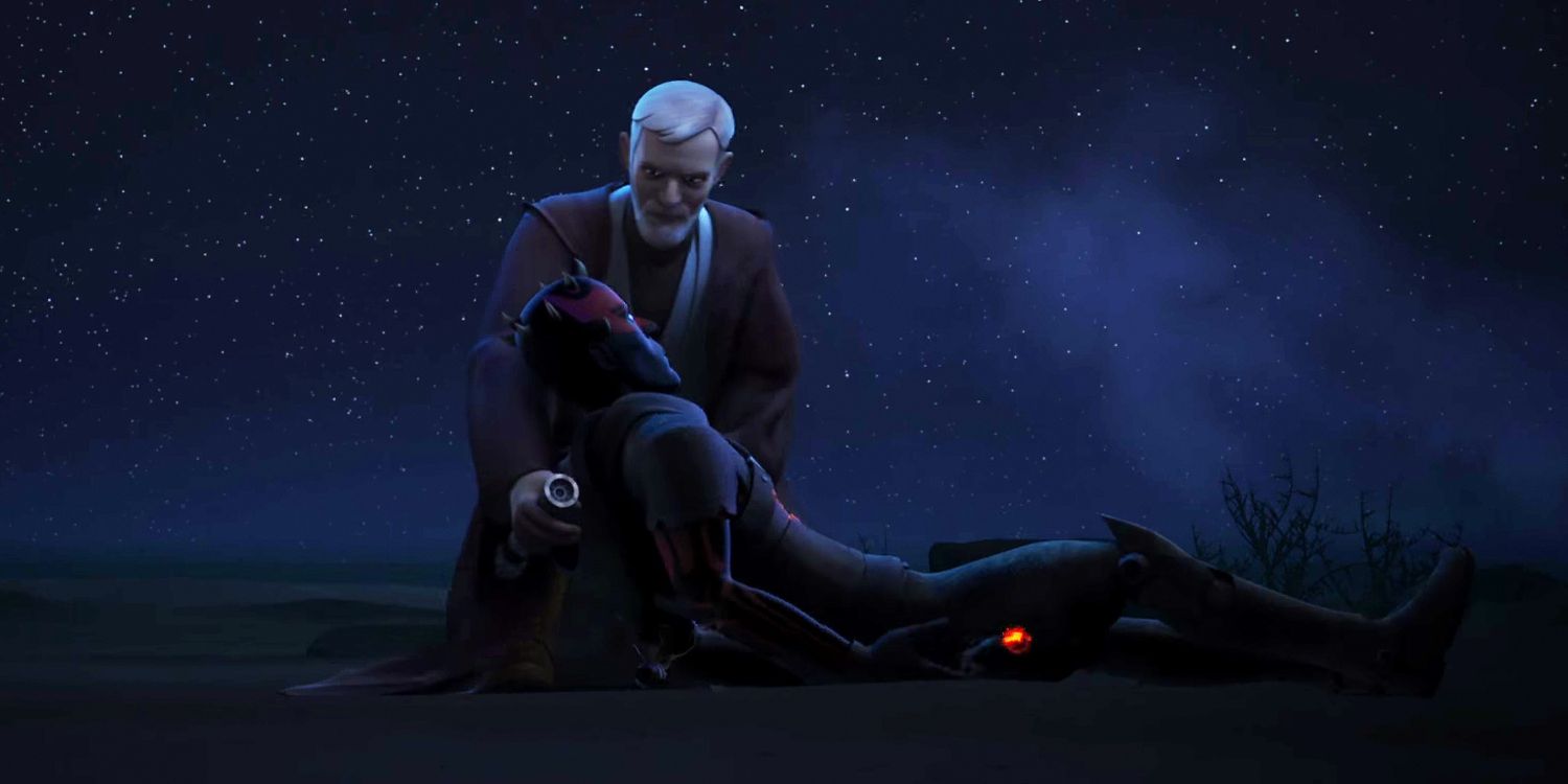 Darth Maul dies with Obi-Wan in Star Wars Rebels