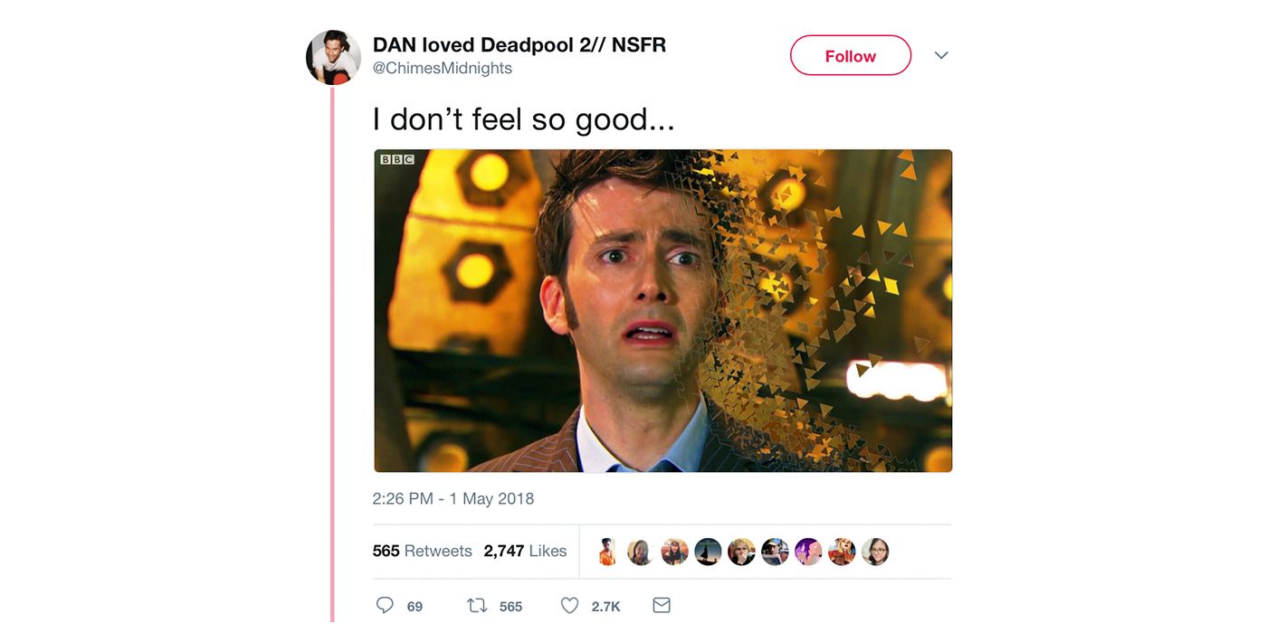 David Tennant Doctor Who Infinity War meme