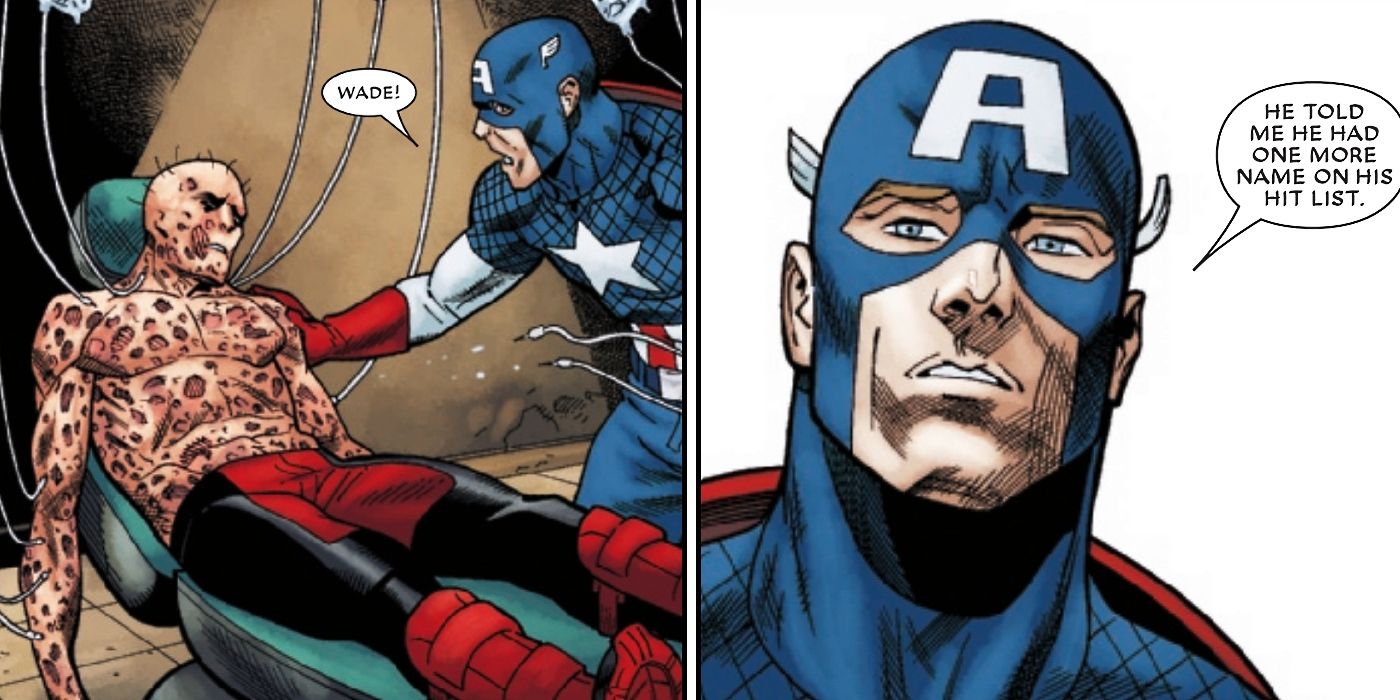 Deadpool Comic Captain America Drugged