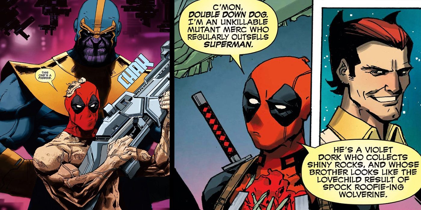 Deadpool's 10 Best Marvel/DC Comic Jokes & Insults