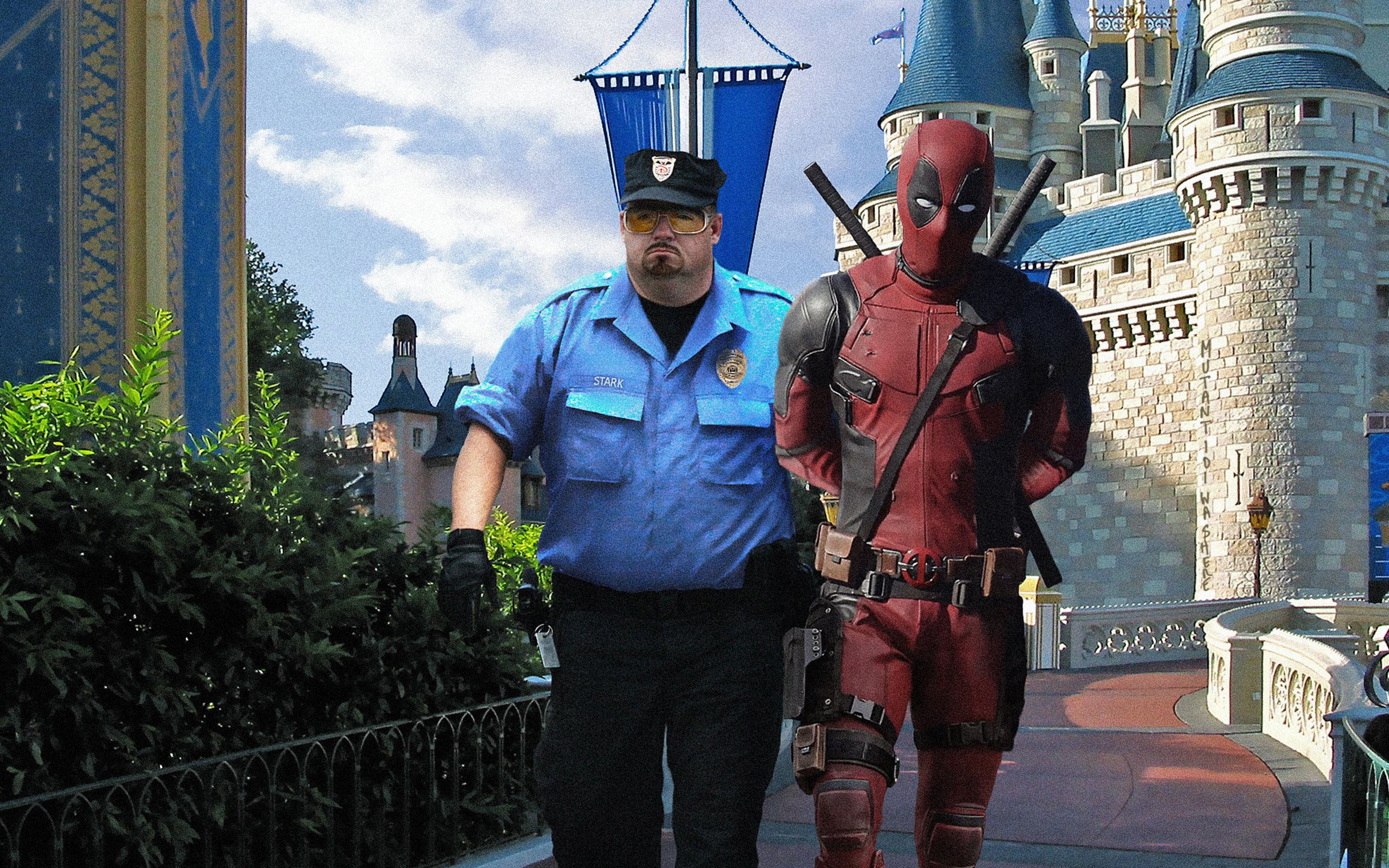 Deadpool Gets Arrested At Disney World