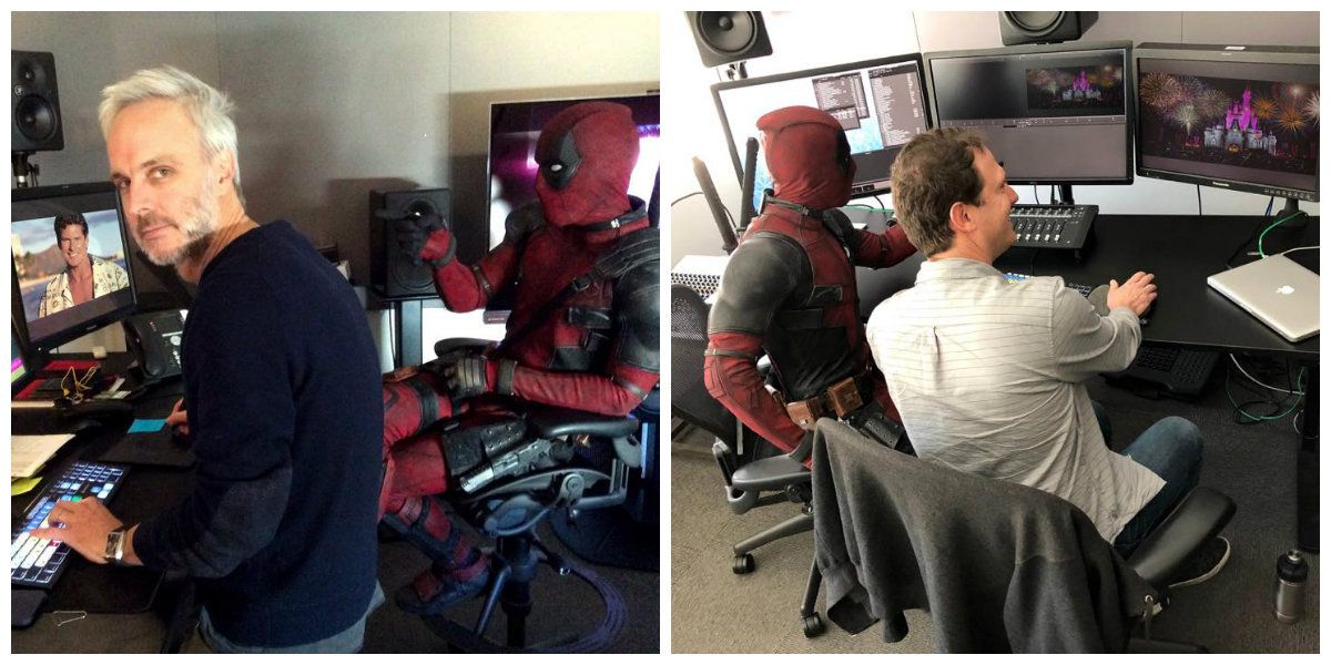 Deadpool in editing room