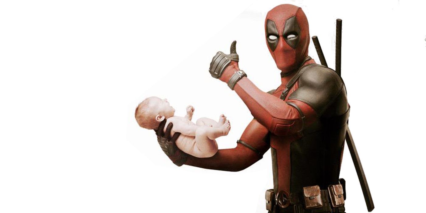 Deadpool with a baby