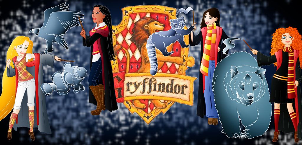 Disney Hogwarts students - Gryffindor by willemijn1991