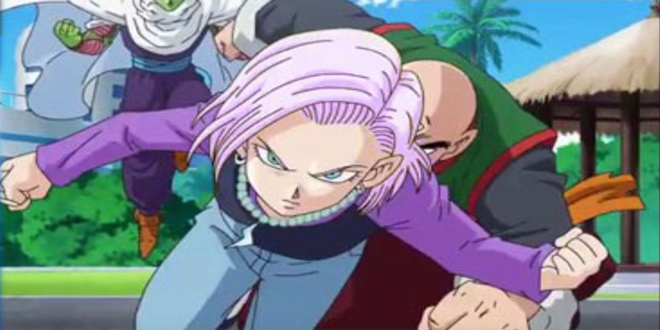 Dragon Ball Battle Of Gods Promo Purple Haired Android 18