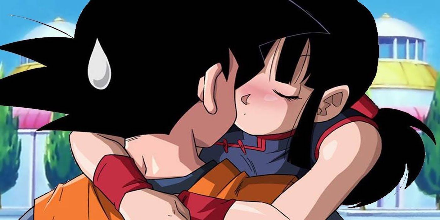 Dragon Ball Goku Chi Chi Kiss Confusion