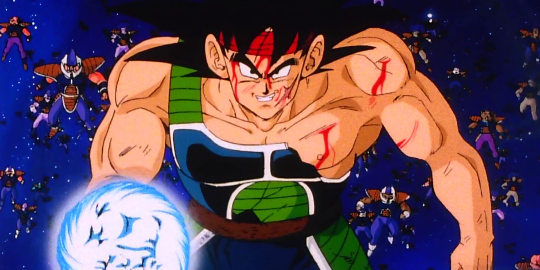 Bardock leading the Saiyan resistance in Dragon Ball Z: Bardock - The Father Of Goku