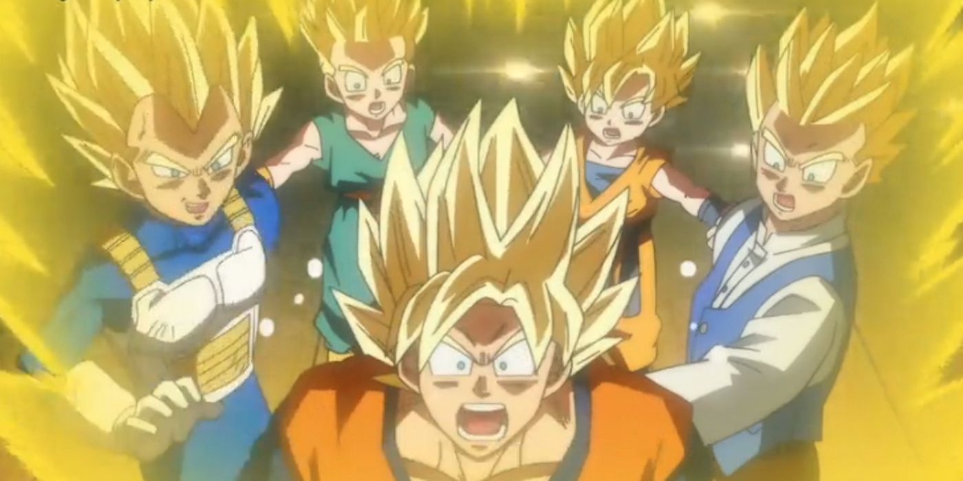 Dragon Ball Super Saiyan God Ceremony Shocked