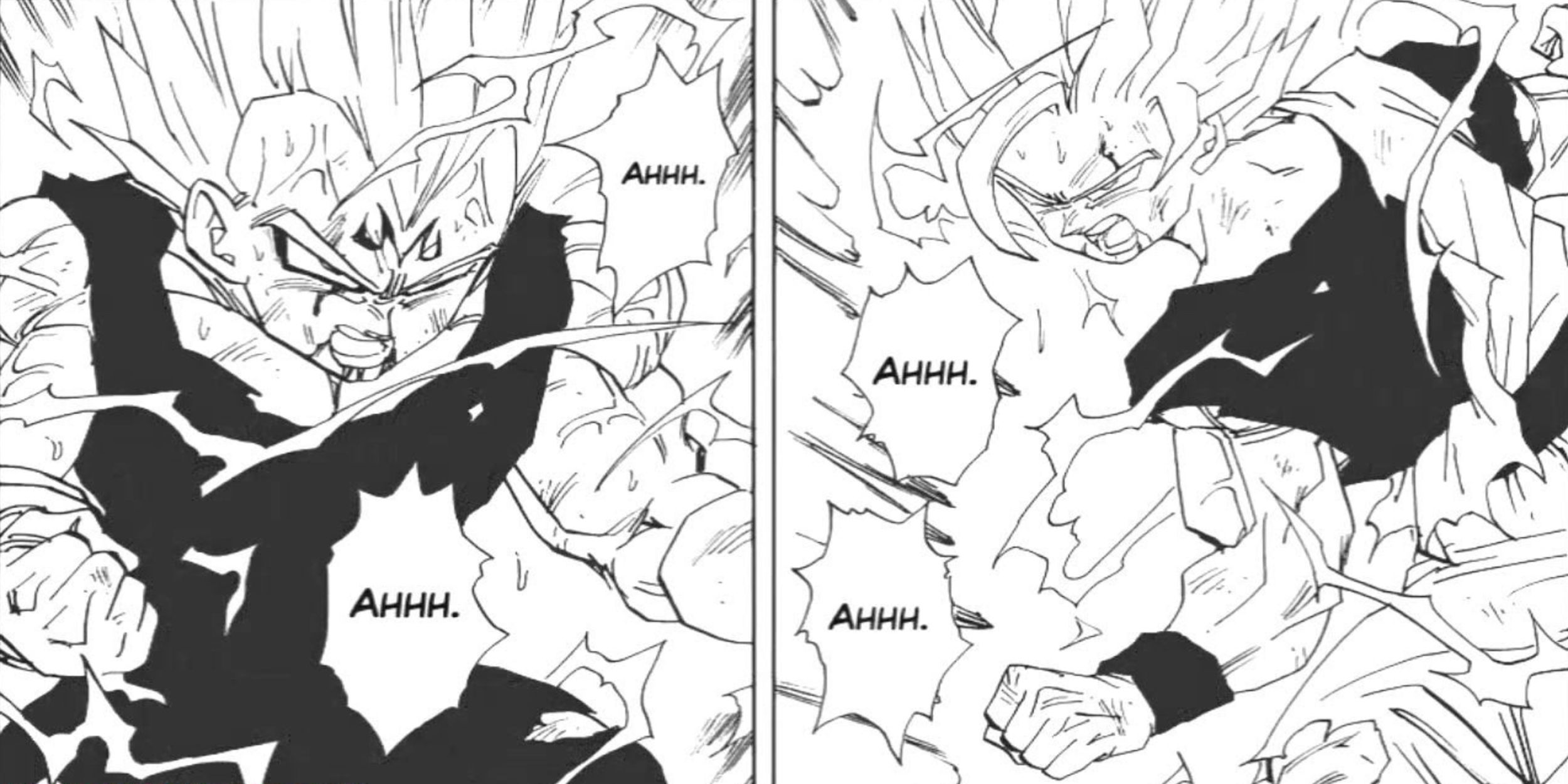 Dragon Ball Z Manga Super Saiyan Goku Vs Vegeta