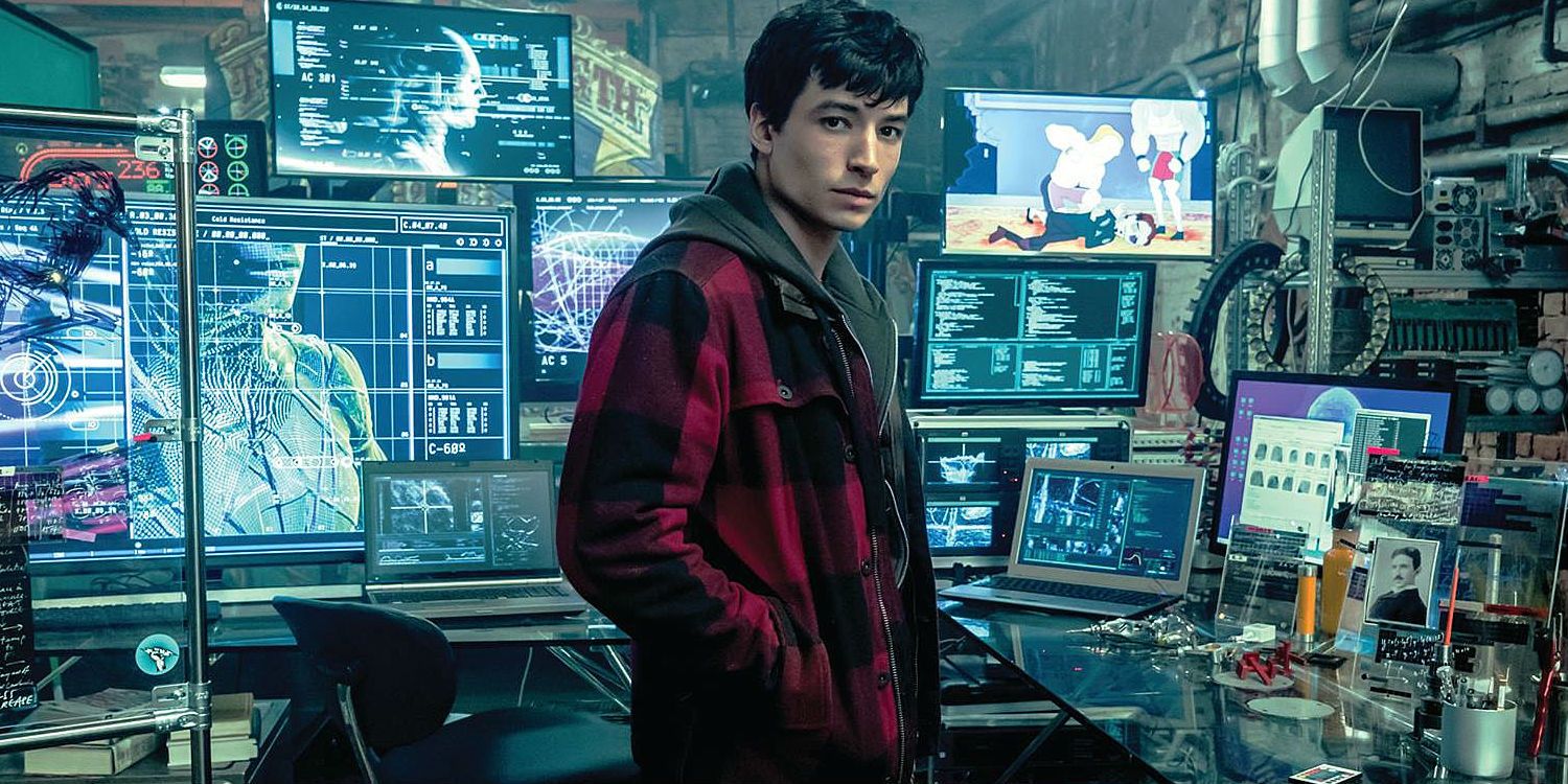 An image of Ezra Miller in Snyder's Justice League