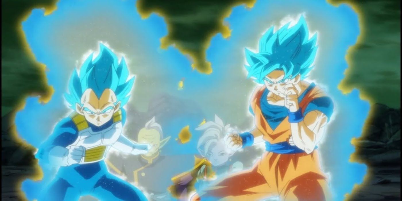 Goku And Vegeta Super Saiyan Blue