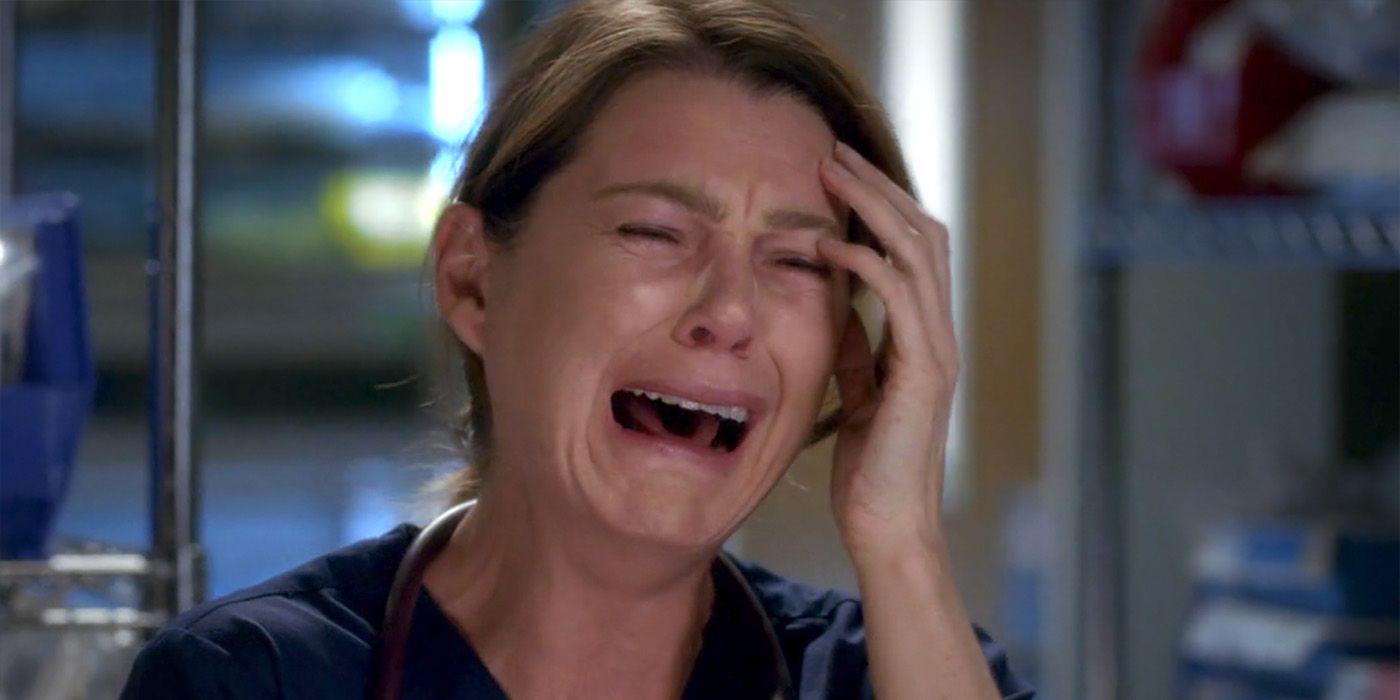 Grey's Anatomy Meredith cry
