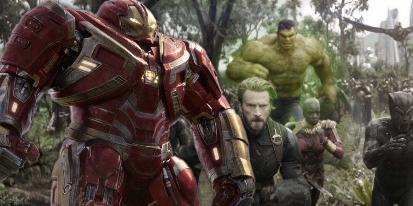 Hulk and Hulkbuster in Avengers Infinity War