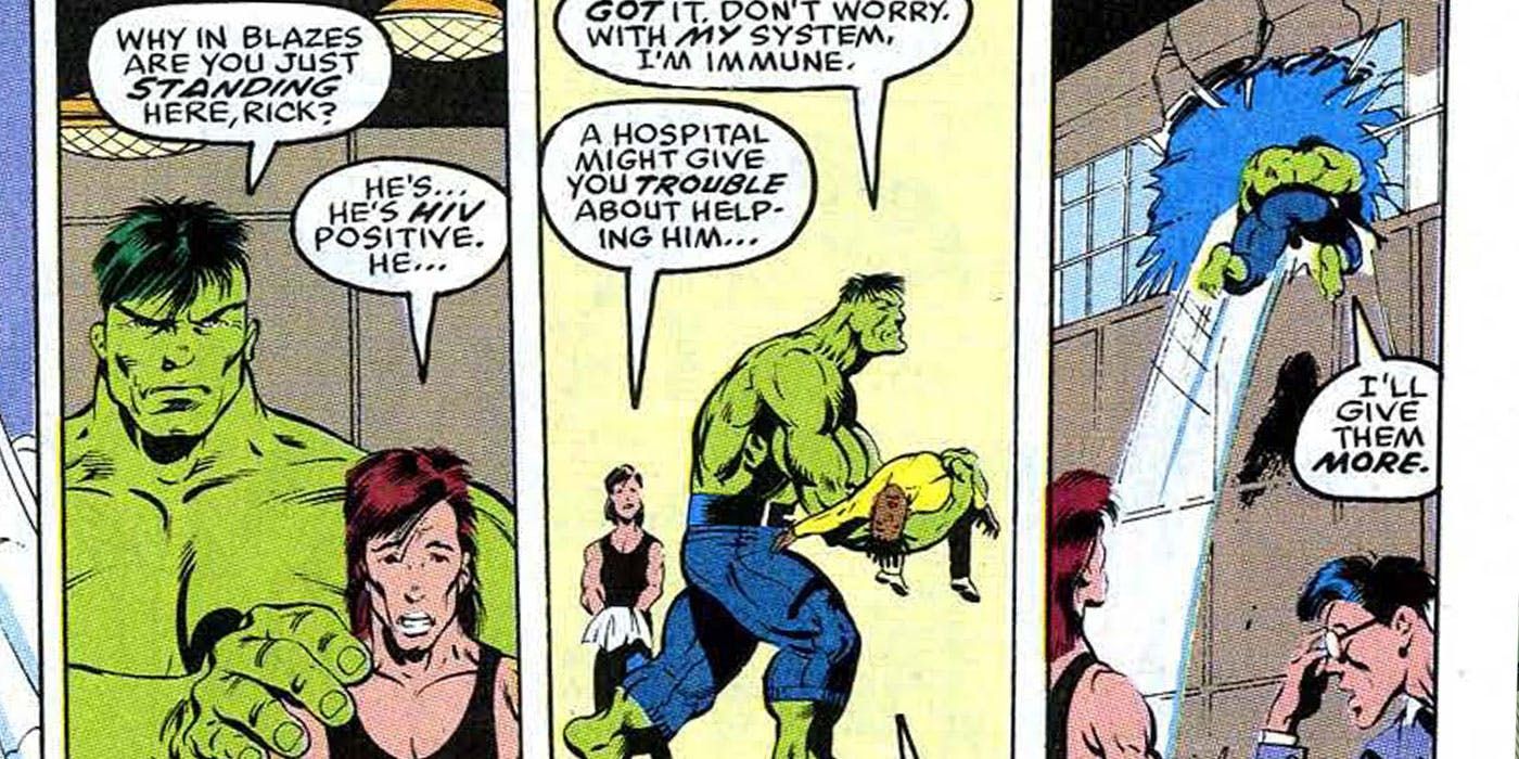 Immune to diseases The Hulk
