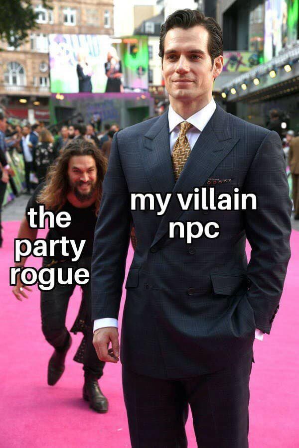 In Dungeons and Dragons with a good stealth roll anything is possible