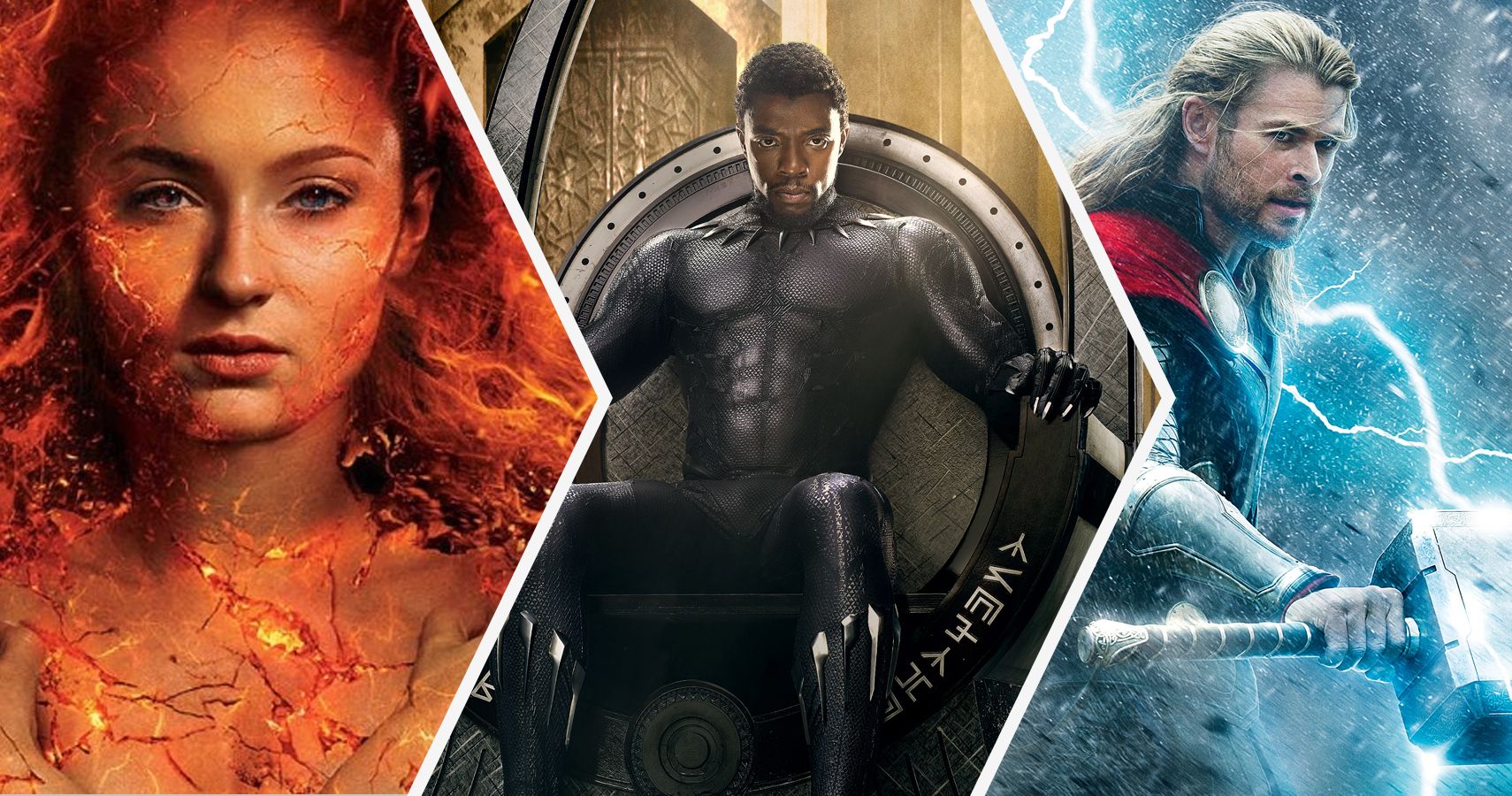 Jean Grey Black Panther Thor
