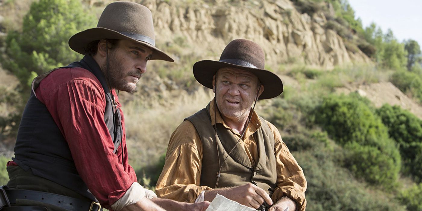 John C Reilly and Joaquin Phoenix in The Sisters Brothers