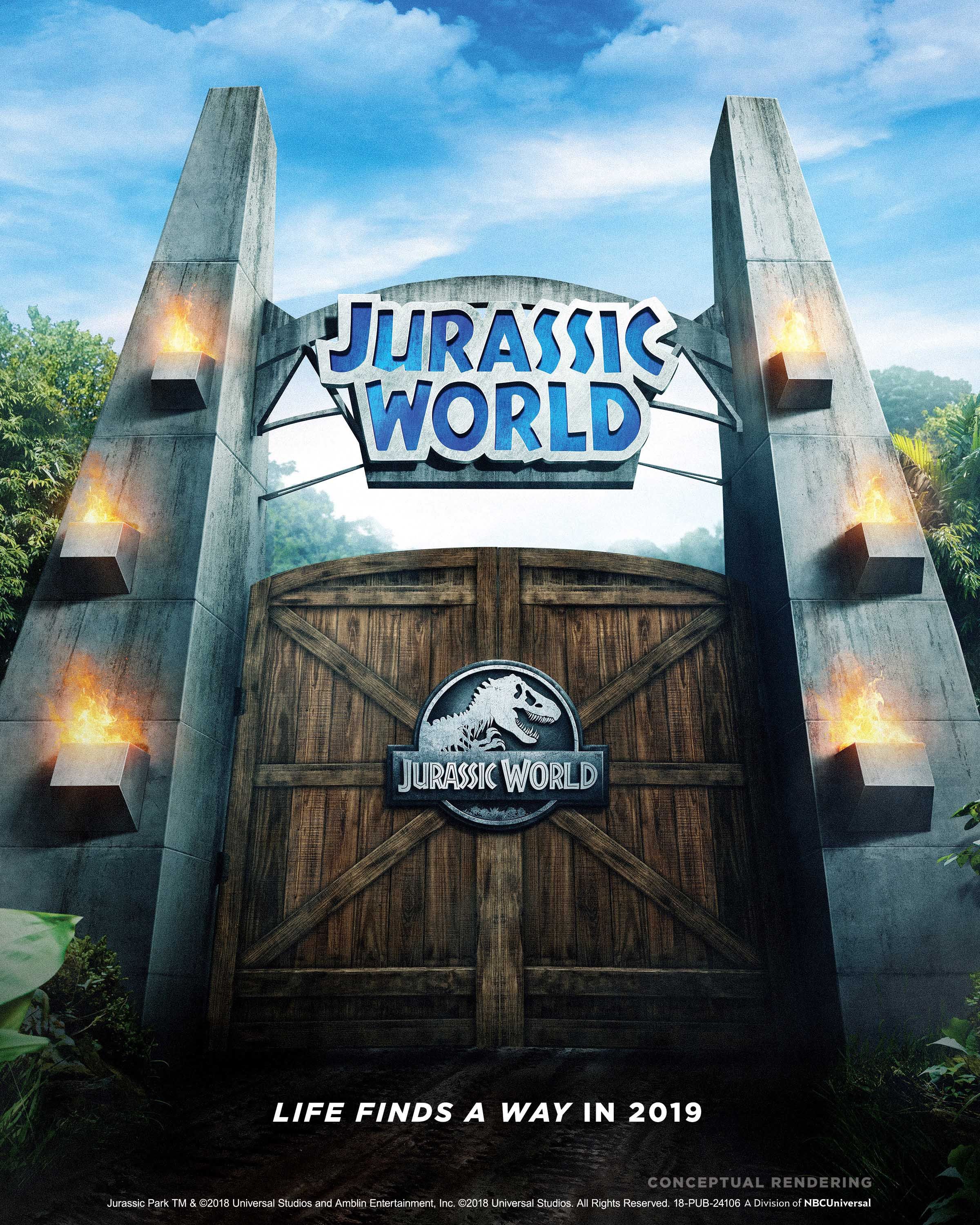 Jurassic World Ride Teaser Poster