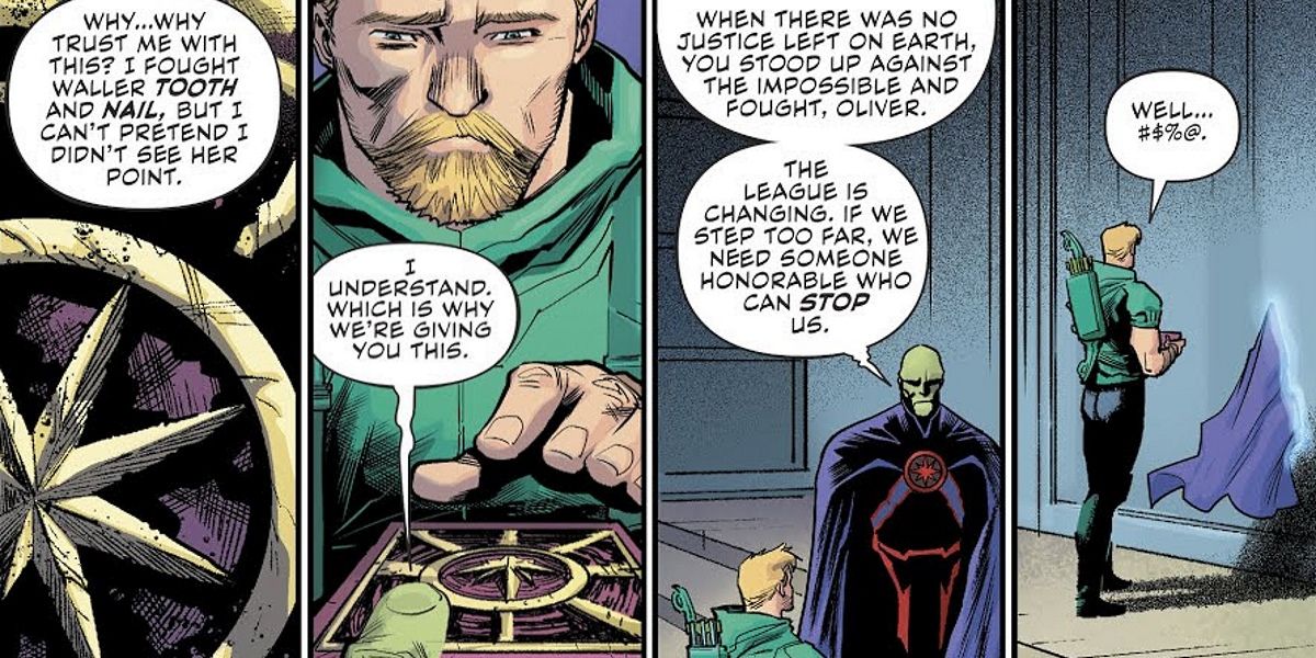 Justice League Comic Green Arrow Box