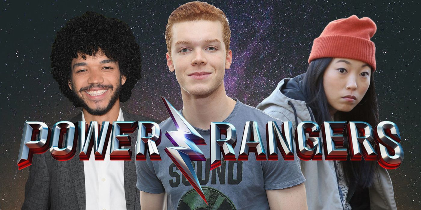 Justice Smith Cameron Monaghan and Awkwafina hasbro power rangers casting