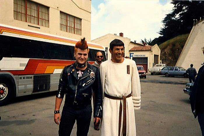 Kirk Thatcher and Leonard Nimoy - Star Trek IV: The Voyage Home