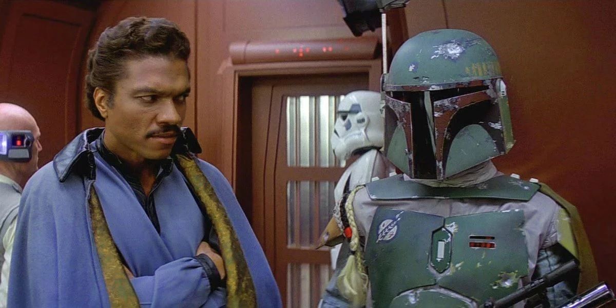 Lando Calrissian and Boba Fett in Star Wars Empire Strikes Back