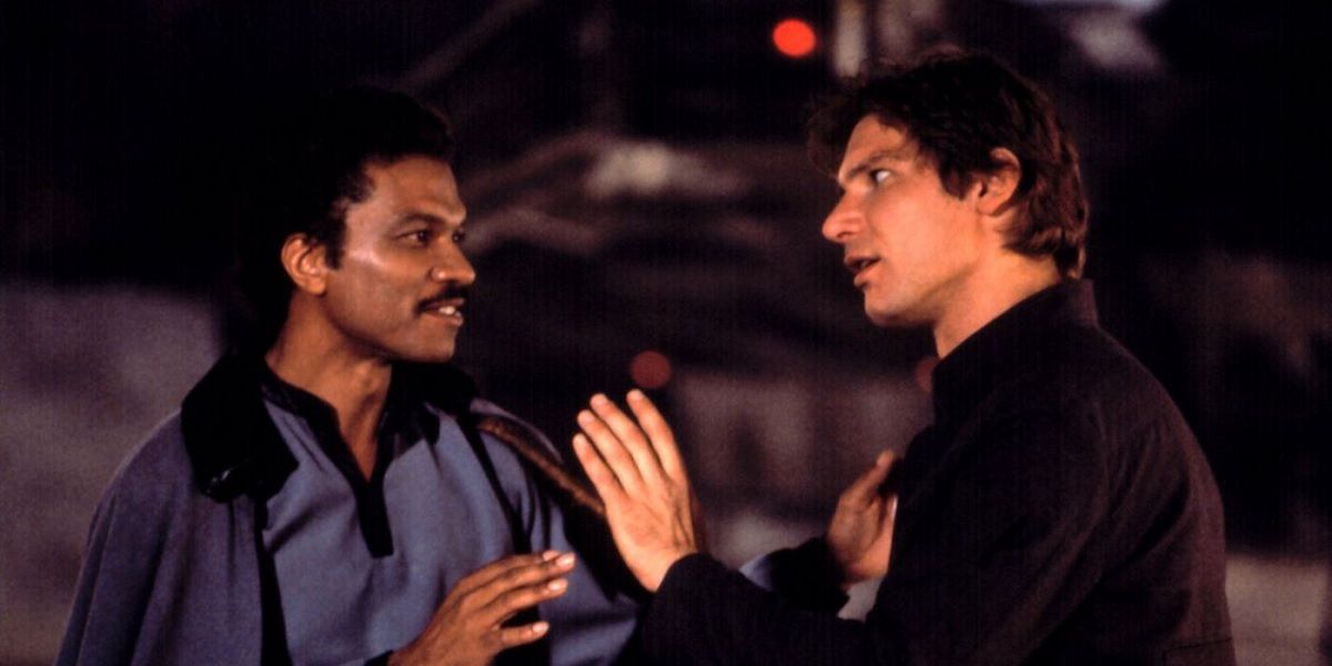 Lando Calrissian and Han Solo in Star Wars Empire Strikes Back
