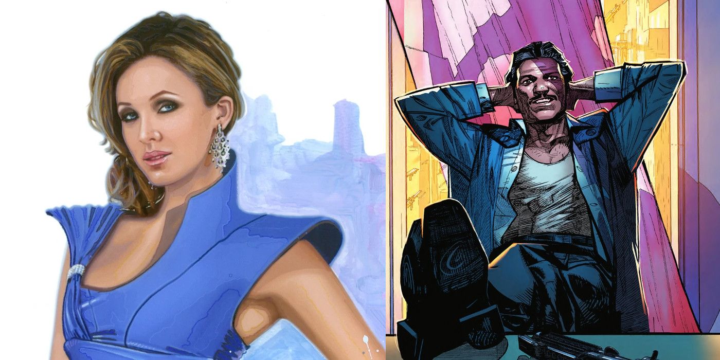 Lando Calrissian and Tendra Risant from Star Wars Legends